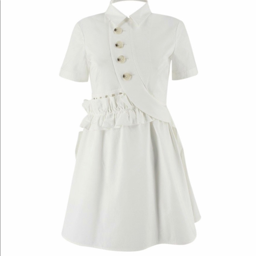 Self Portrait White cotton sun Dress